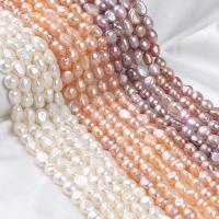 Keishi ferskvandskulturperle Beads, Ferskvandsperle, Barok, du kan DIY, flere farver til valg, 8-9mm, Solgt Per Ca. 14-15 inch Strand