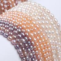 Cultured Rice Freshwater Pearl Beads DIY 7-8mm Sold Per Approx 14-15 Inch Strand