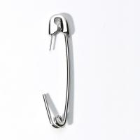Brass Stud Earring Safety Pin plated fashion jewelry & for woman 75mm Sold By PC