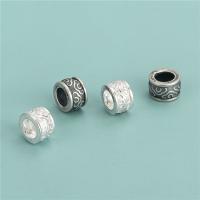 925 Sterling Silver perle, možete DIY, više boja za izbor, 8x5.20mm, Rupa:Približno 4.8mm, Prodano By PC