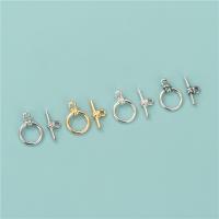 925 Sterling Silver Toggle Clasp plated DIY 11mm 13.8mm Approx 1.5mm Sold By Set