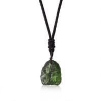 Naszyjnik Crystal, Kryształ, Nieregularne, dla obu płci, kryształowa zieleń, długość około 38 cm, sprzedane przez PC
