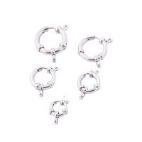 Stainless Steel Spring Ring Clasp 316 Stainless Steel Donut DIY original color Sold By PC