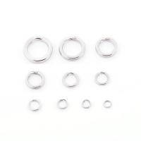Stainless Steel Split Ring 304 Stainless Steel Donut polished DIY original color Sold By PC