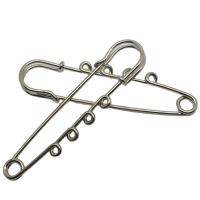 Iron Safety Pin silver color plated DIY nickel lead & cadmium free Approx Sold By Bag