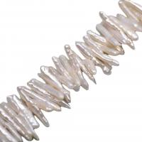 Perles de nacre de culture d'eau douce Biwa, perle d'eau douce cultivée, DIY, blanc, 20-30mm, Vendu par Environ 36-38 cm brin