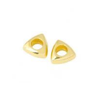 Zinc Alloy Spacer Beads Triangle plated DIY nickel lead & cadmium free Approx 2.5mm Sold By Bag