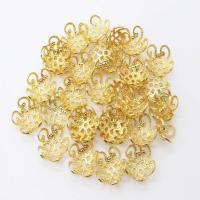 Brass Bead Cap Flower plated DIY nickel lead & cadmium free Sold By PC