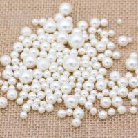 ABS Plastic Beads ABS Plastic Pearl Round DIY Sold By Lot