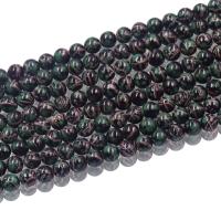 Perles de nacre en verre, Rond, DIY, plus de couleurs à choisir, Vendu par Environ 16 pouce brin