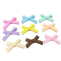 Opaque Acrylic Beads Resin Bowknot DIY mixed colors Approx Sold By Bag