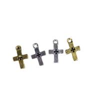 Zinc Alloy Pendant Cross plated DIY nickel lead & cadmium free Sold By PC