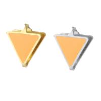 Stainless Steel Pinch Bail 304 Stainless Steel Triangle Vacuum Ion Plating DIY & enamel Sold By PC