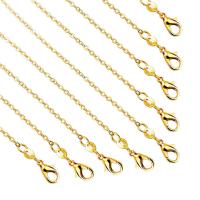 Zinc Alloy Necklace Chain plated DIY nickel lead & cadmium free Length 17.72 Inch Sold By PC