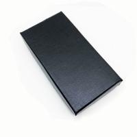 Caja Regalo, caja de papel, Negro, 90x50x18mm, Vendido por UD