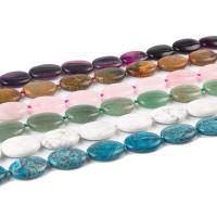 Gemstone šperky Korálky, Přírodní kámen, Oválný, DIY & různé materiály pro výběr & různé velikosti pro výběr, více barev na výběr, nikl, olovo a kadmium zdarma, Prodáno By Strand