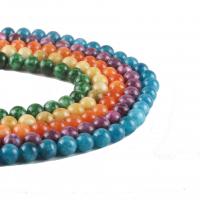 Edelstein Perle, rund, DIY & verschiedenen Materialien für die Wahl & verschiedene Größen vorhanden, keine, verkauft von Strang