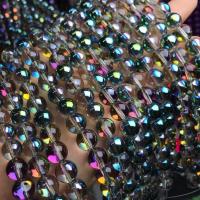 Gemstone šperky Korálky, Krystal, Kolo, lesklý, DIY & různé velikosti pro výběr, Délka 38 cm, Prodáno By PC