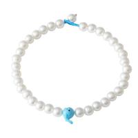 Collar de perlas de plástico, Perlas plásticas, con Cristal de murano, Animal, Joyería & para mujer, más colores para la opción, longitud 39 cm, Vendido por UD