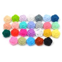 Perles de silicone, Rose, DIY, plus de couleurs à choisir, 21x21x19mm, Vendu par PC