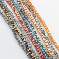 Kryształowe koraliki - sześciany, Kryształ, Kwadrat, obyty, DIY & fasetowany, Więcej kolorów do wyboru, 8mm, sprzedane przez PC