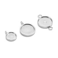 304 Stainless Steel Pendant Setting DIY original color Sold By PC