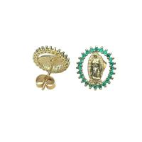 Strass sieraden Sets, oorbel & halsketting, Zinc Alloy, 18K verguld, voor vrouw & met strass, meer kleuren voor de keuze, Verkocht door Stel