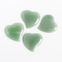 Wisiorki z awenturynem, Awenturyn zielony, Serce, dla obu płci, 30x31mm, sprzedane przez PC
