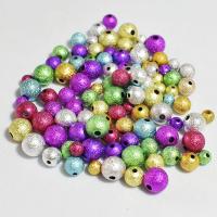 Perline in acrilico dipinte, Cerchio, vernice di essiccamento, DIY & formato differente per scelta, colori misti, Venduto da borsa