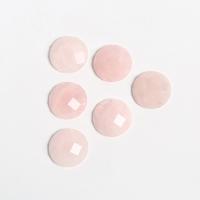 Naturliga Quartz Cabochon, Rose Quartz, Dome, DIY, rosa, 5x15mm, Säljs av PC