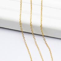 Brass Oval Chain 14K gold plated DIY nickel lead & cadmium free 3.50mm Sold By m