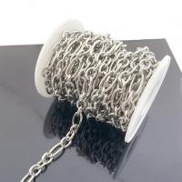 Stainless Steel Figaro Chain 304 Stainless Steel polished DIY original color Sold By Lot