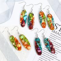 Impression Jasper Drop Earring Oval for woman Sold By Pair