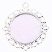 Zinc Alloy Pendant Cabochon Setting plated DIY nickel lead & cadmium free Approx Sold By Bag