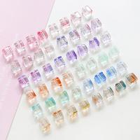 Kubieke kristal kralen, Square, DIY, meer kleuren voor de keuze, 6mm, 20pC's/Bag, Verkocht door Bag