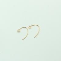 Brass Hoop Earring Components plated DIY Sold By Pair