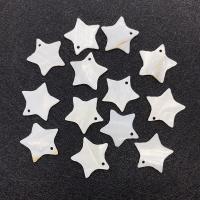 Shell Pendants Freshwater Shell Star fashion jewelry & DIY white 22mm Sold By PC