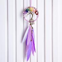 Fashion Dream Catcher Feather with Gemstone & Iron handmade Sold By PC