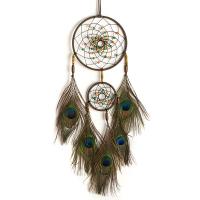 Fashion Dream Catcher Feather with Cotton Thread & Wood & Iron handmade vintage Sold By PC