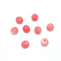 الخرز شل الوردي الطبيعي, ملكة المحار شل, منحوتة, مجوهرات الموضة & ديي, وردي, 10mm, تباع بواسطة PC