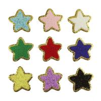 Sewing on Patch Polyester Star DIY 60mm Sold By PC