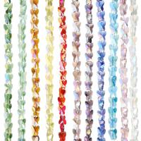 Crystal Beads Butterfly plated DIY Sold Per 29 Inch Strand