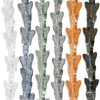 Kristal kralen, Vlinder, plated, DIY, meer kleuren voor de keuze, Per verkocht Ca 24 inch Strand