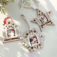 Wood Christmas Tree Decoration brushwork & Christmas jewelry Sold By PC