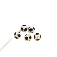 Printing Porcelain Beads Round handmade DIY 12mm Sold By Bag