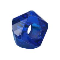 Acrylic Large Hole Bead, irregular, DIY & transparent, more colors for choice, 14mm, Sold By PC