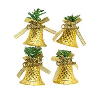 Plastic Christmas Tree Decoration Christmas Bell handmade Christmas jewelry Sold By Set