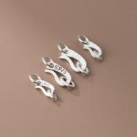 925 Sterling Silver S Hook Clasp plated Sold By PC