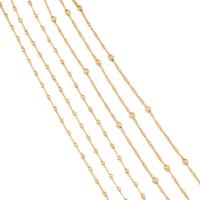 Brass Beading Chains plated DIY Sold By Lot