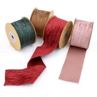 Terylene Ribbon, Polyester, du kan DIY, flere farver til valg, 50mm, 5m/Spool, Solgt af Spool